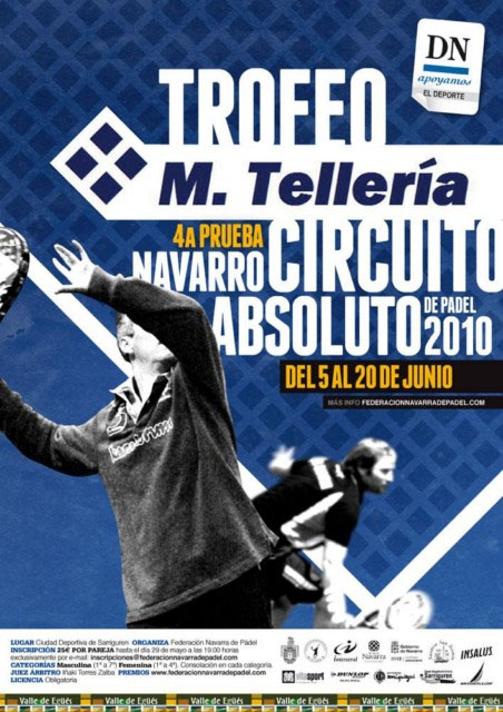 Trofeo M. Telleria - Cuarta Prueba Del Circuito Navarro Absoluto De P&aacute;del 2010